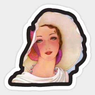 old Hollywood models Sticker